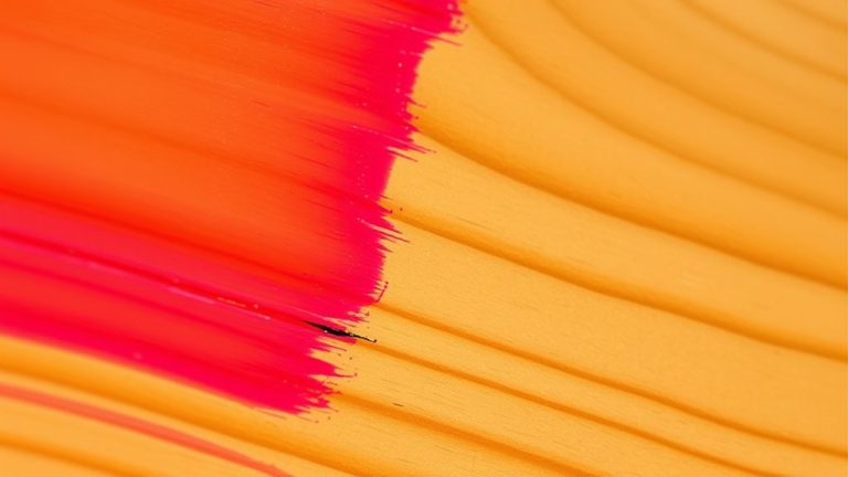 acrylic paint on wood