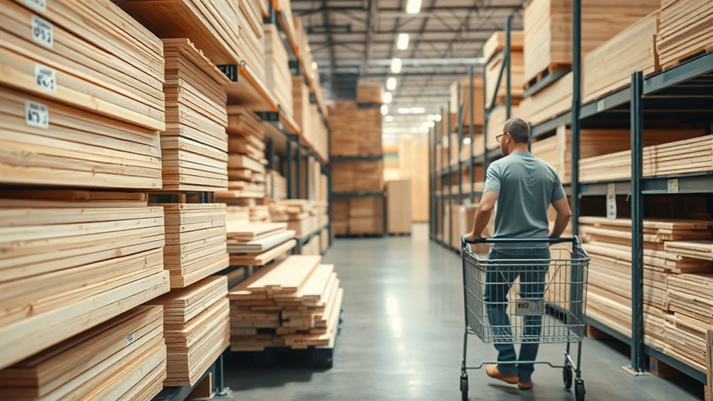 affordable wood at big box stores