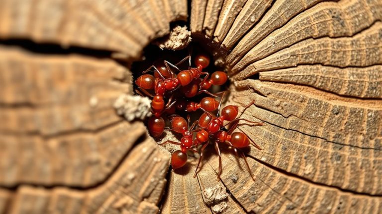 ants and wood damage