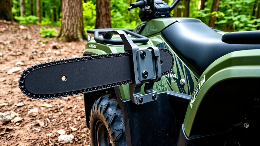 atv chainsaw mount considerations
