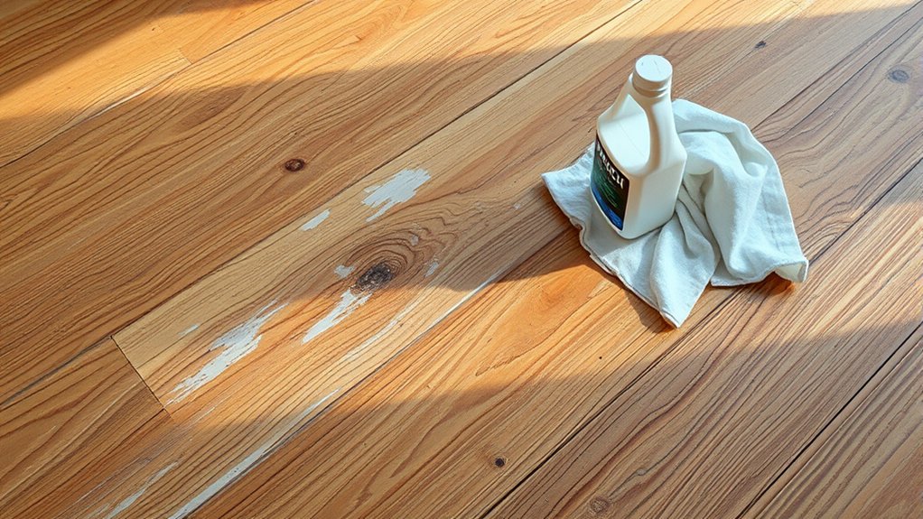 avoid bleach on wood
