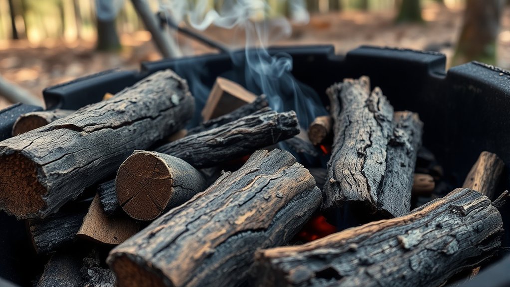 avoid burning rotten wood