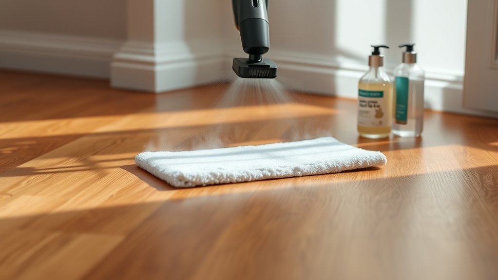 avoid steam cleaning hardwood