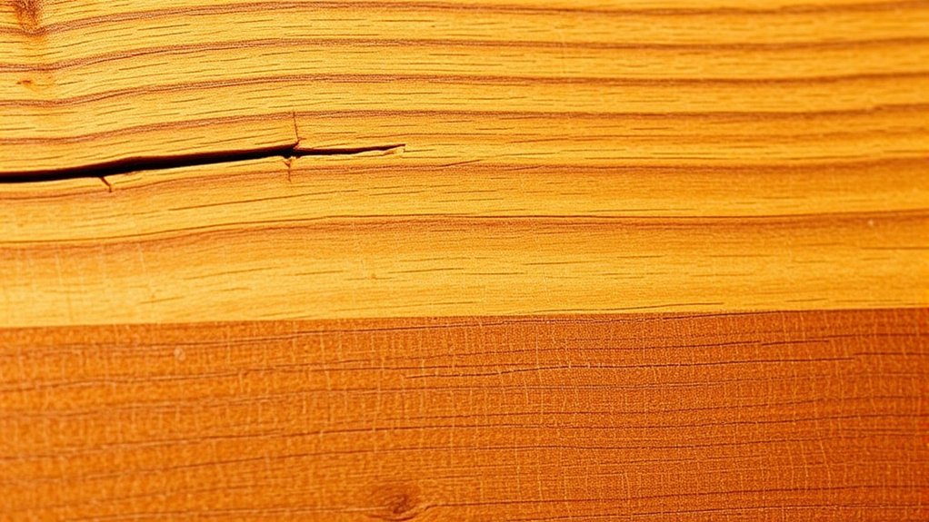 avoid vinegar on wood