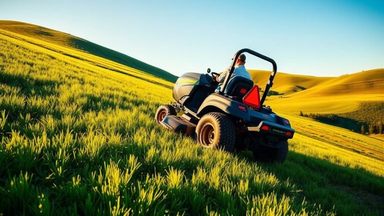 best mowers for hilly terrains