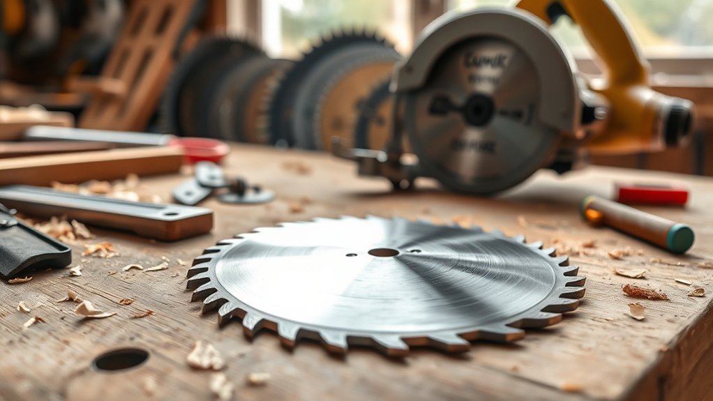 blade features for cutting