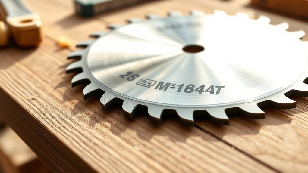 blade specifications for cutting