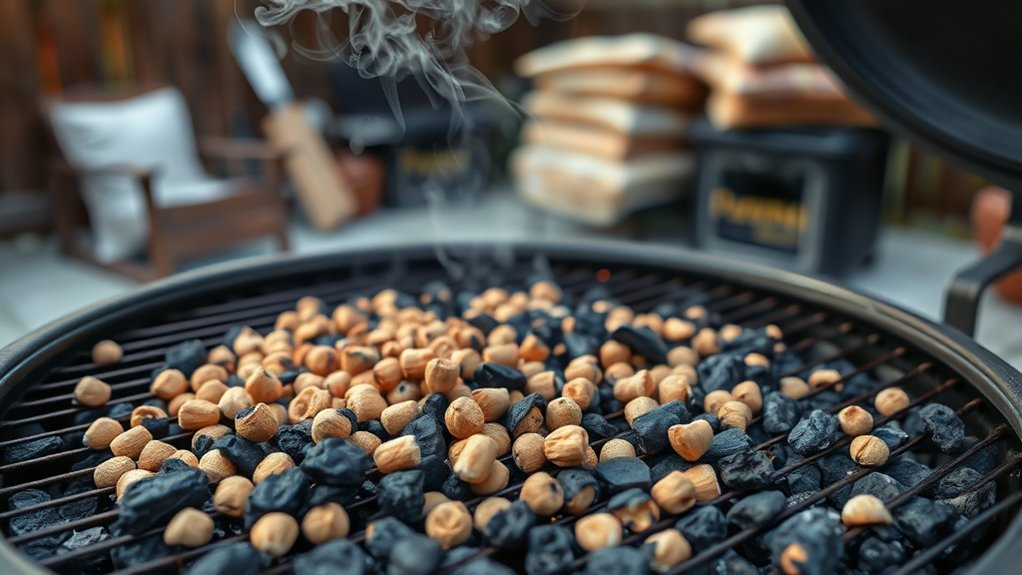 boost flavor with wood pellets