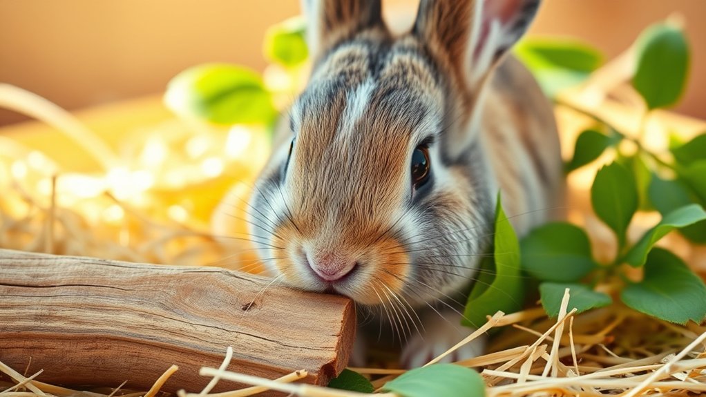bunnies and wood consumption