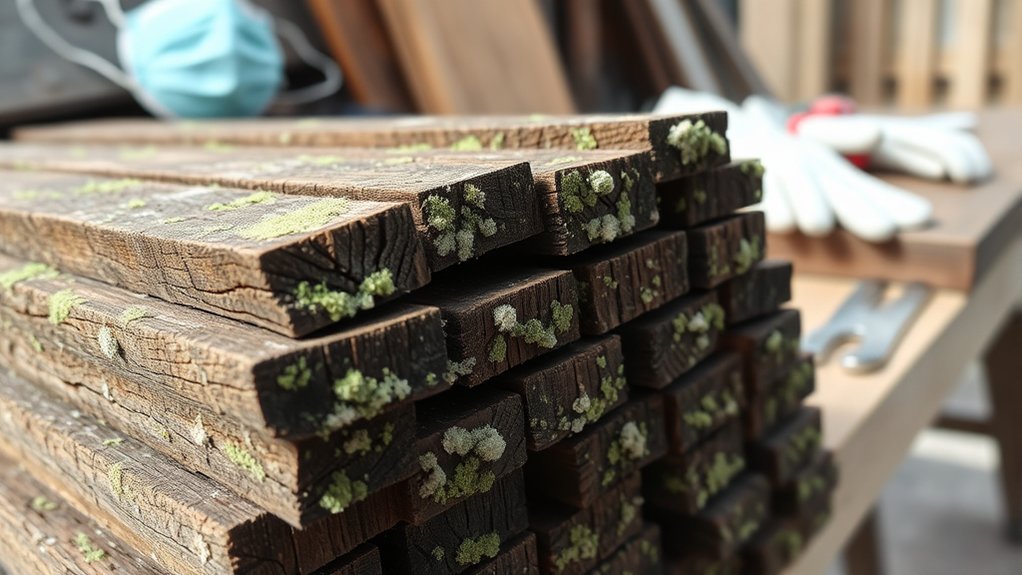 burning moldy wood risks