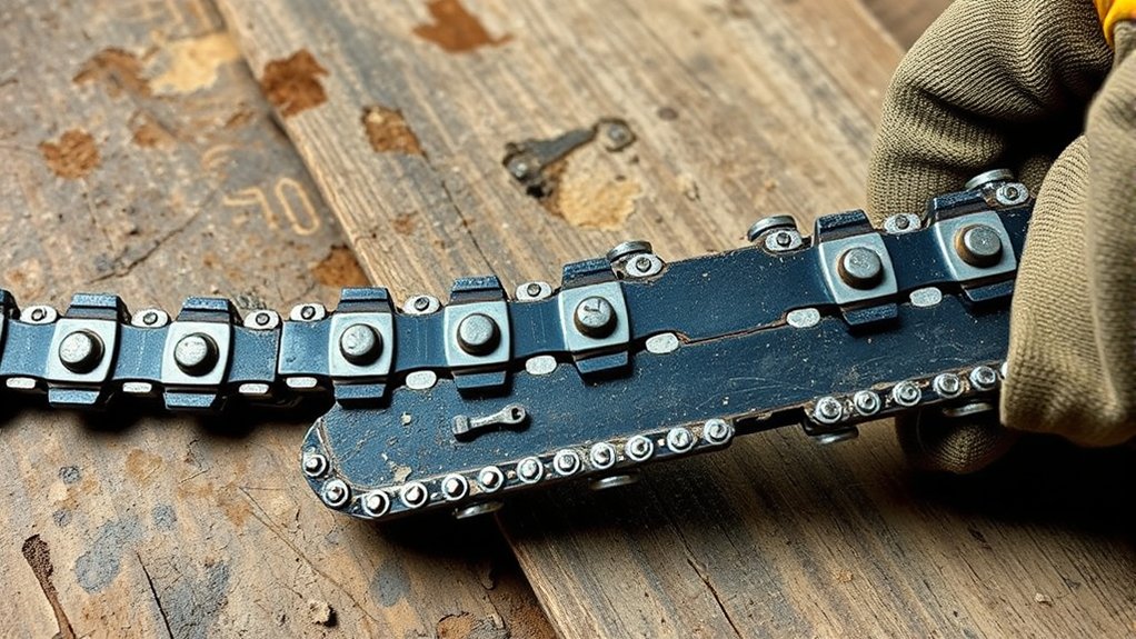 chainsaw chain replacement indicators