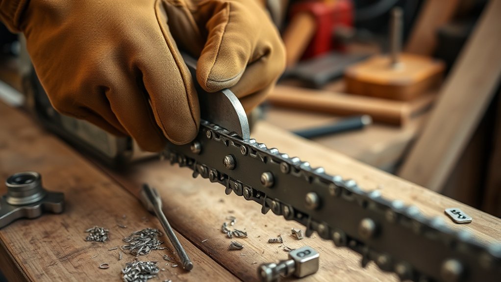 chainsaw chain sharpening guide
