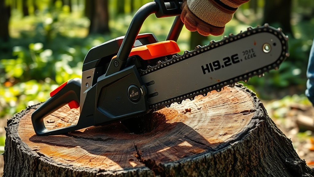 chainsaw selection for stumps