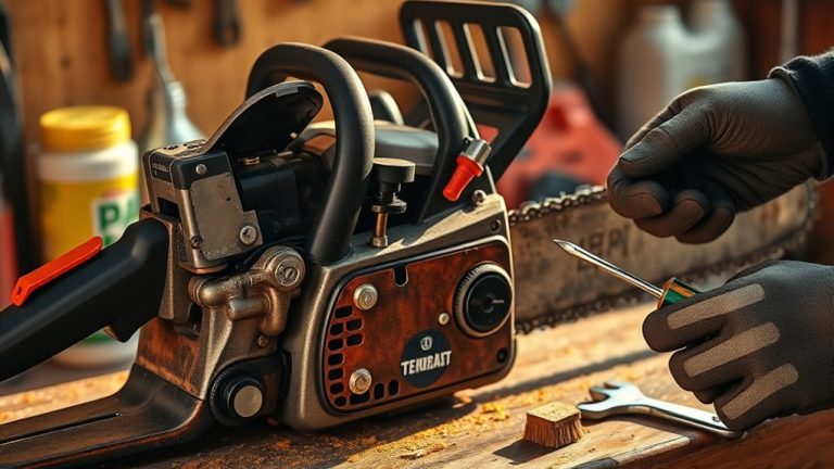 chainsaw won t start hot