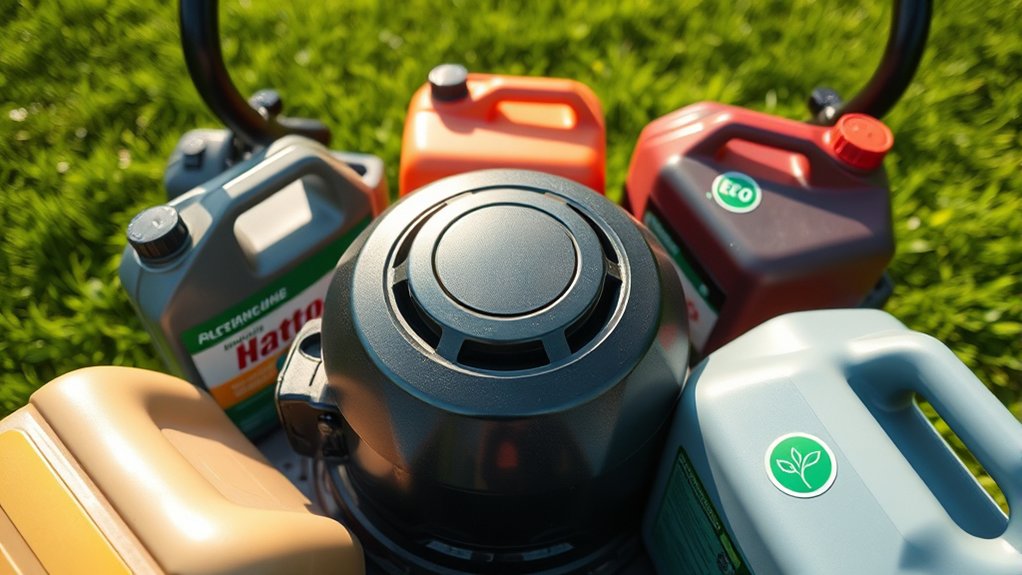 choosing appropriate lawn mower gas