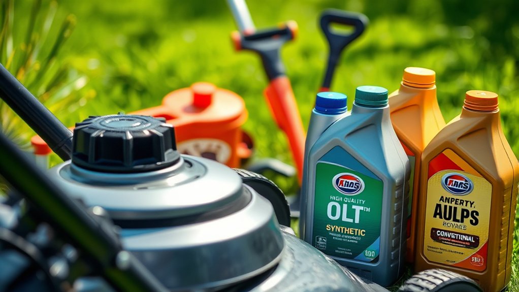 choosing appropriate mower oil