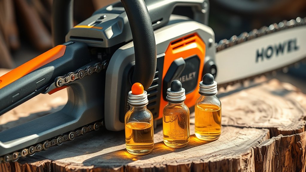 choosing chainsaw oil wisely