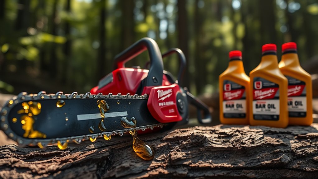 choosing milwaukee chainsaw oil