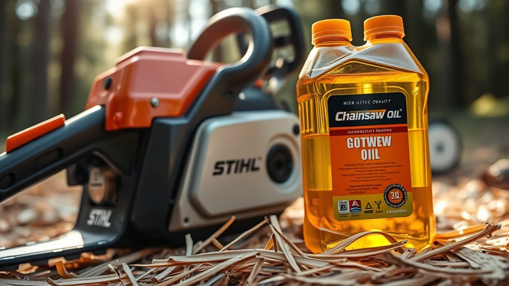 choosing optimal chainsaw oil