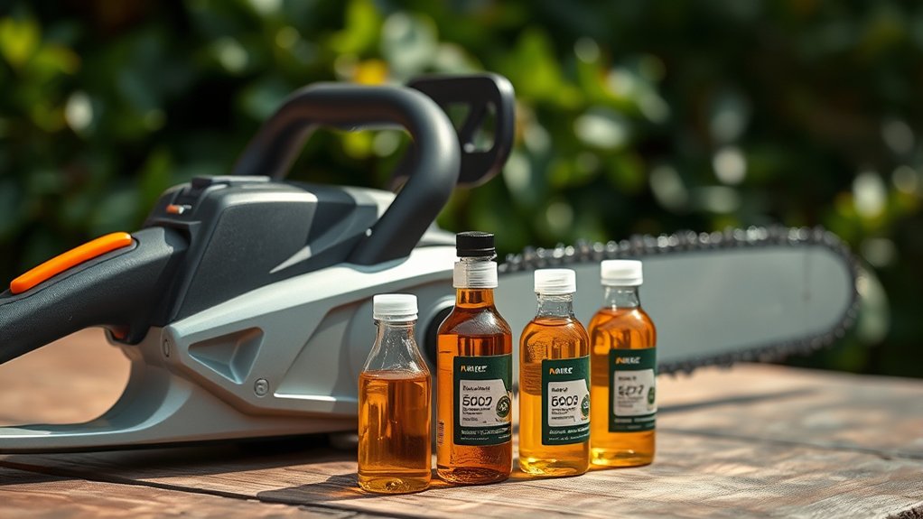 choosing suitable chainsaw oil