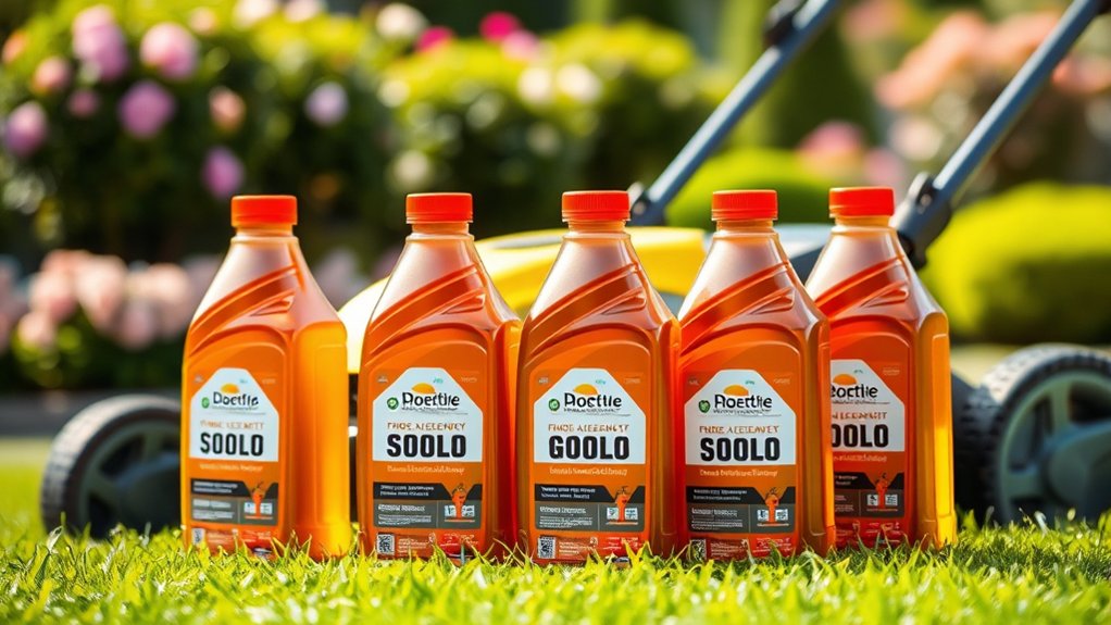 choosing suitable lawn mower oil