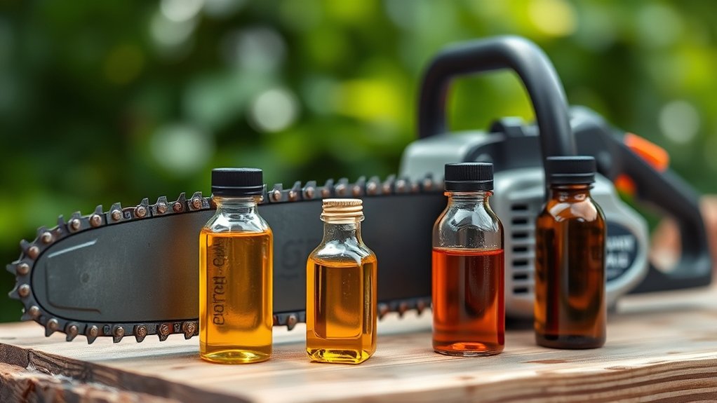 choosing the right chainsaw oil