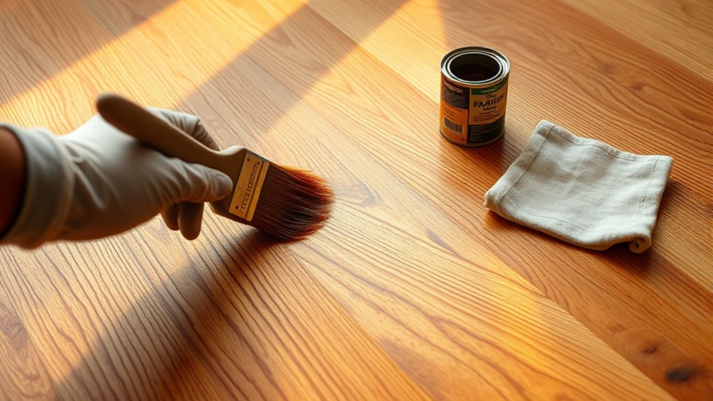 clean stain finish maintain