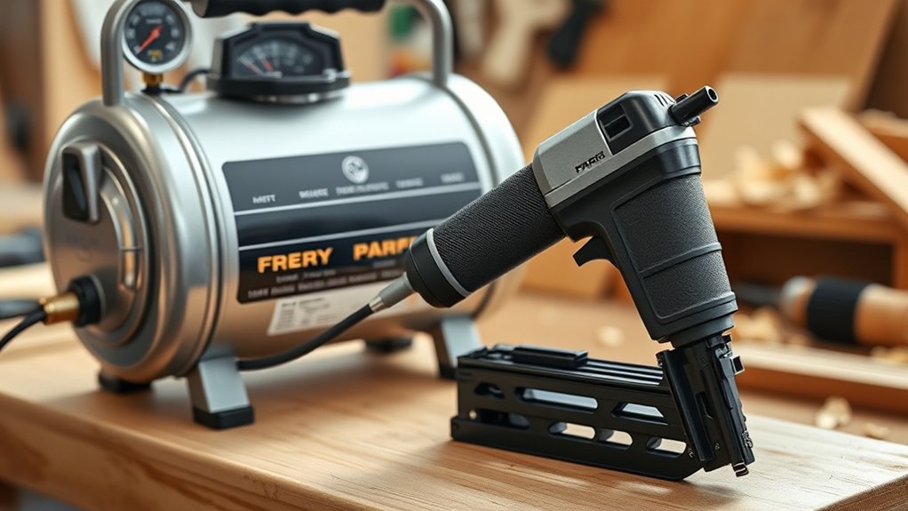 compressor selection for brad nailer