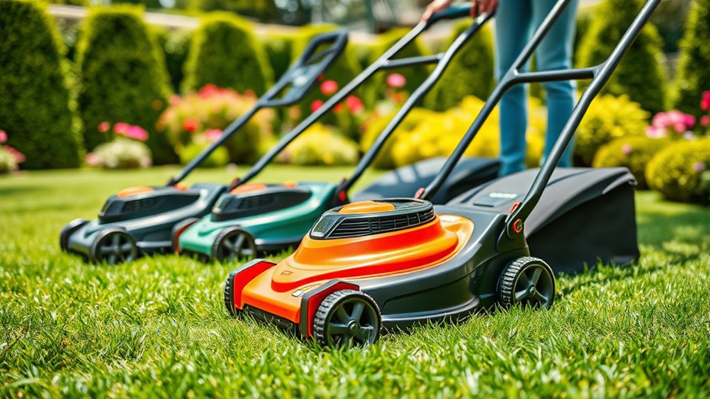 consider lawn size and maintenance