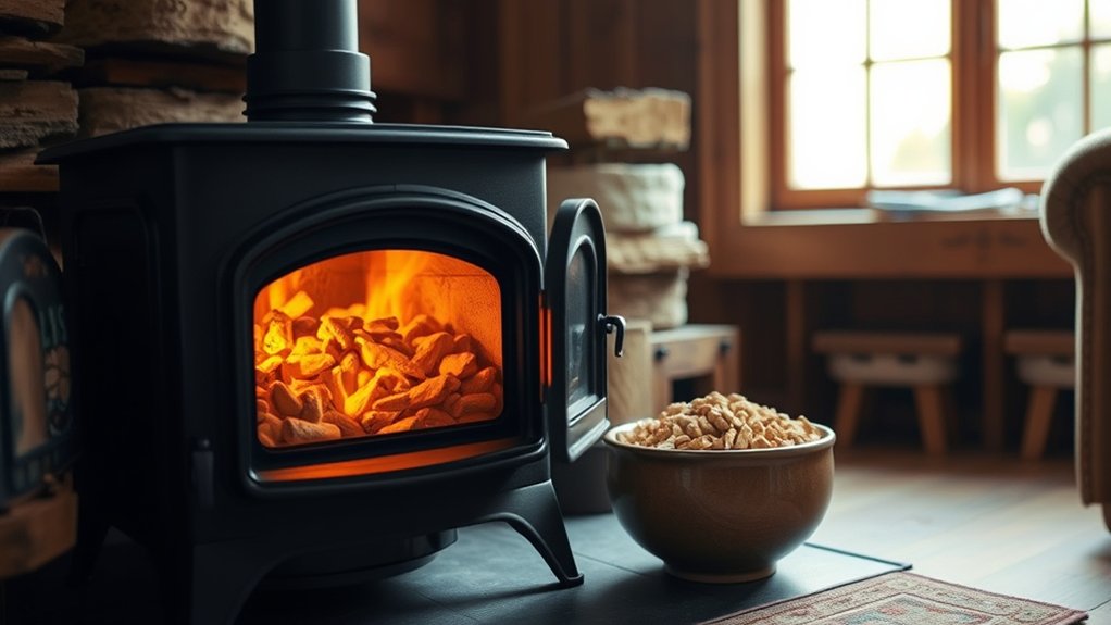 convert wood stove safely