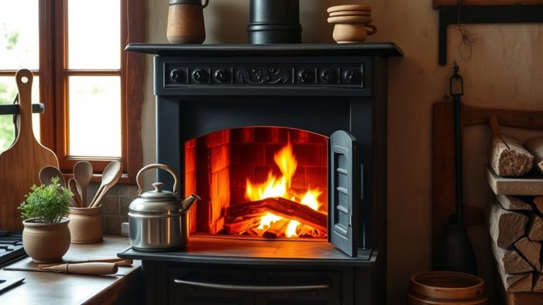 cooking safely on wood