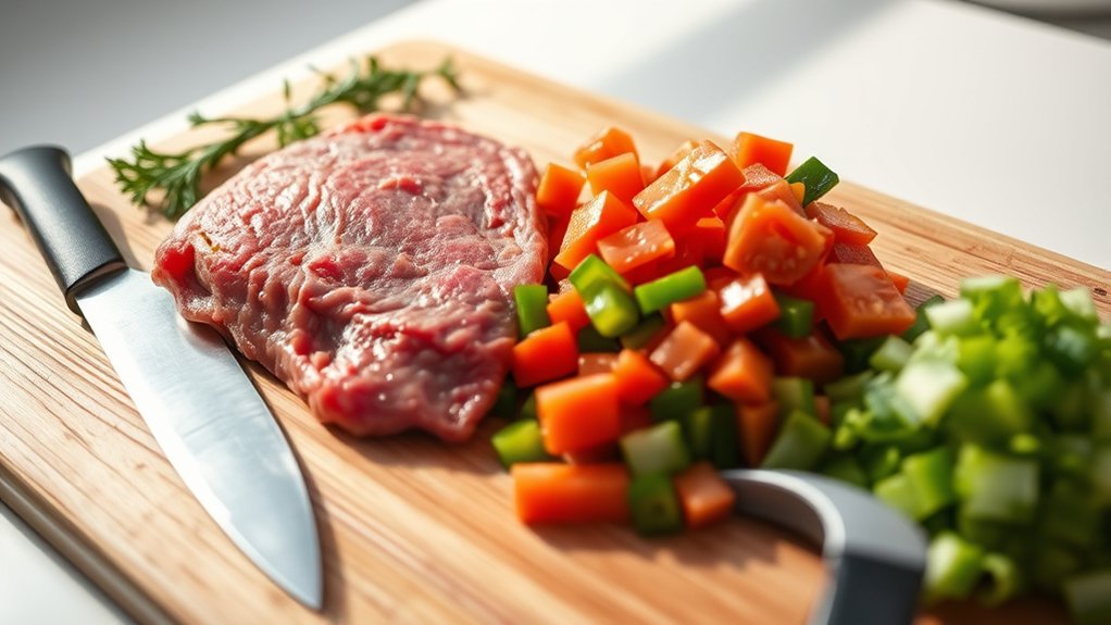 designated board for meat