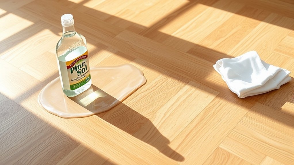 dilute pine sol for safety