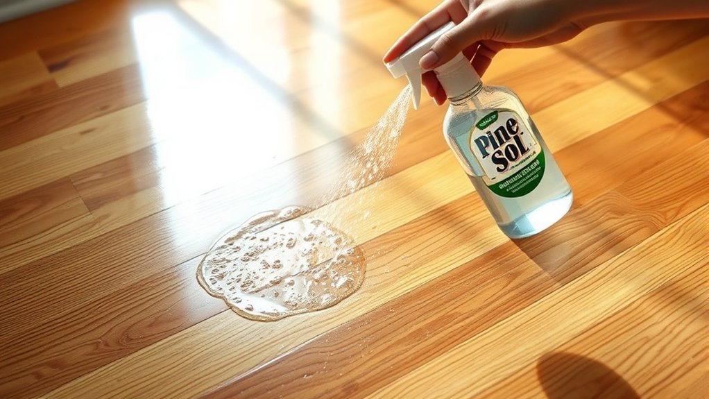 dilute pine sol for wood