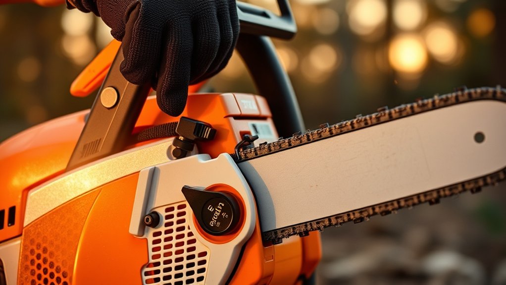 easier safer chainsaw starting