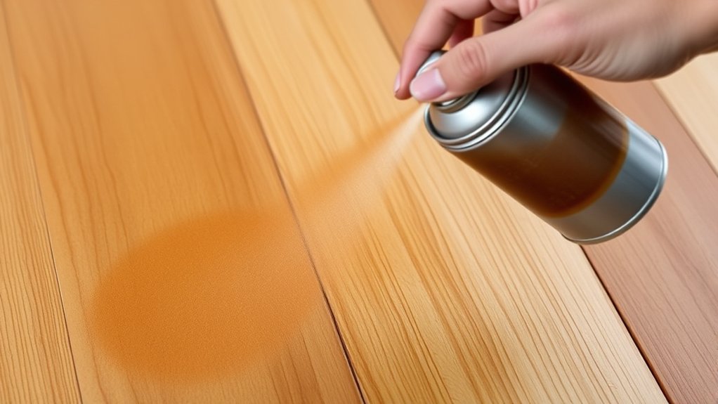 efficient even wood finishing