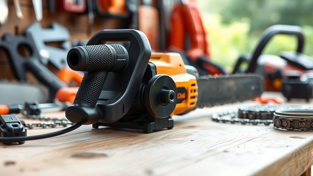 electric chainsaw sharpener considerations