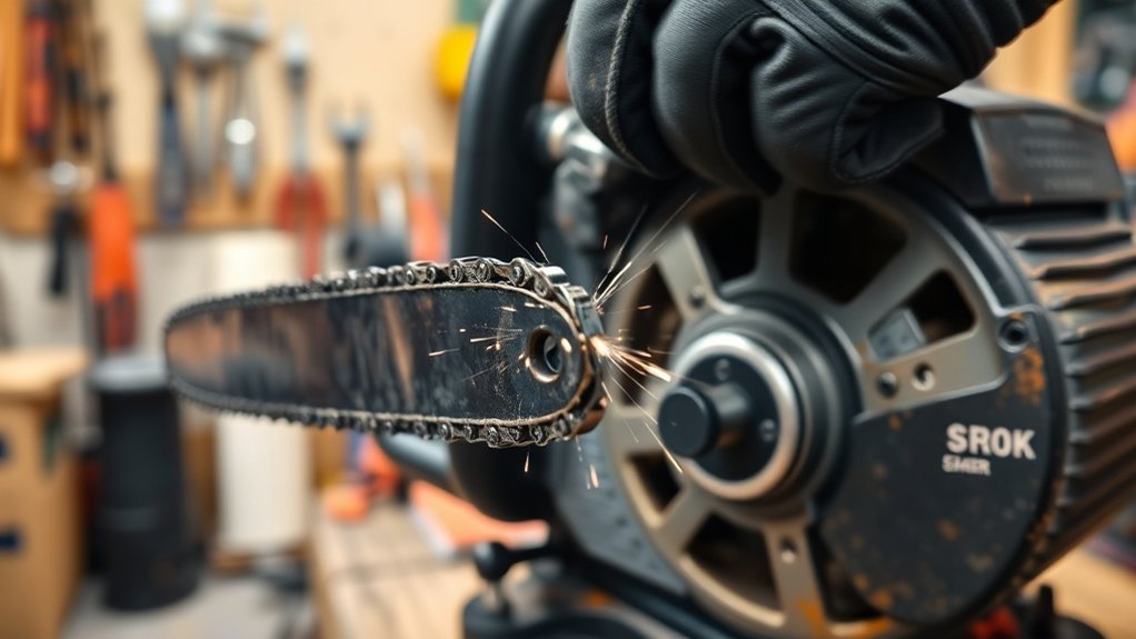 electric sharpener chainsaw maintenance