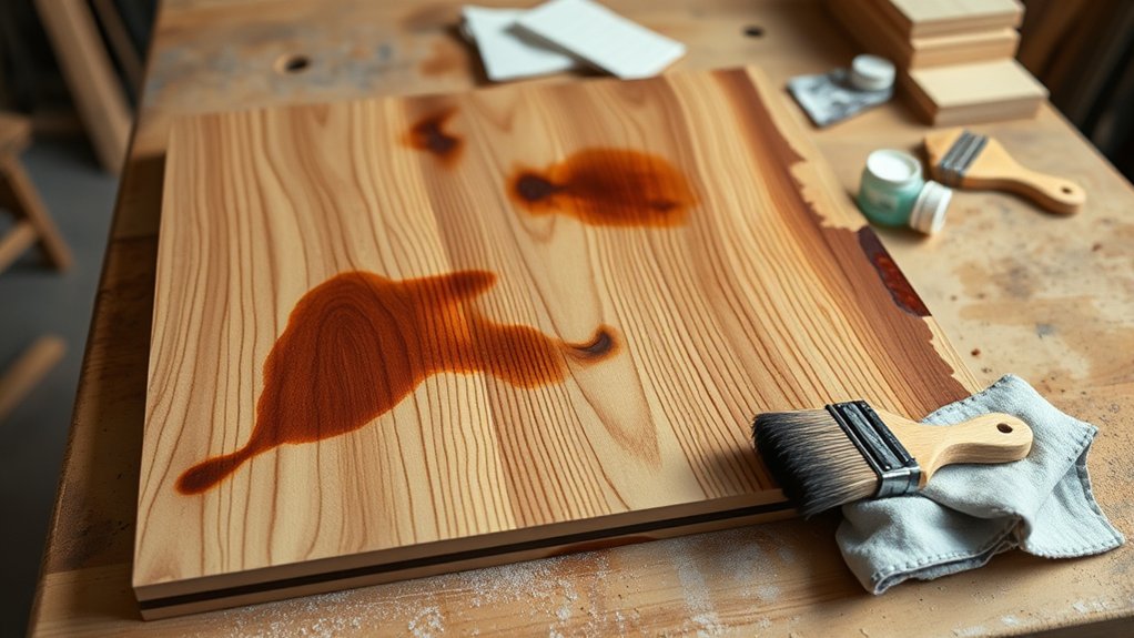 even stain absorption troubleshooting