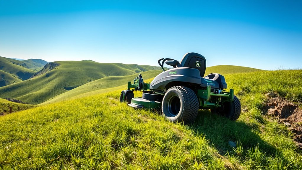 hill mower safety considerations
