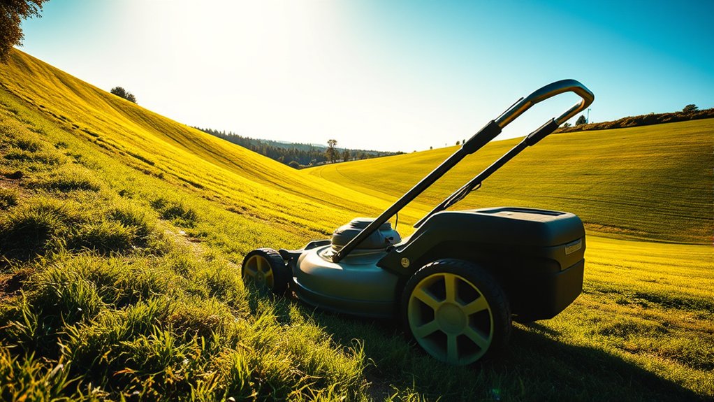 hill mower safety features