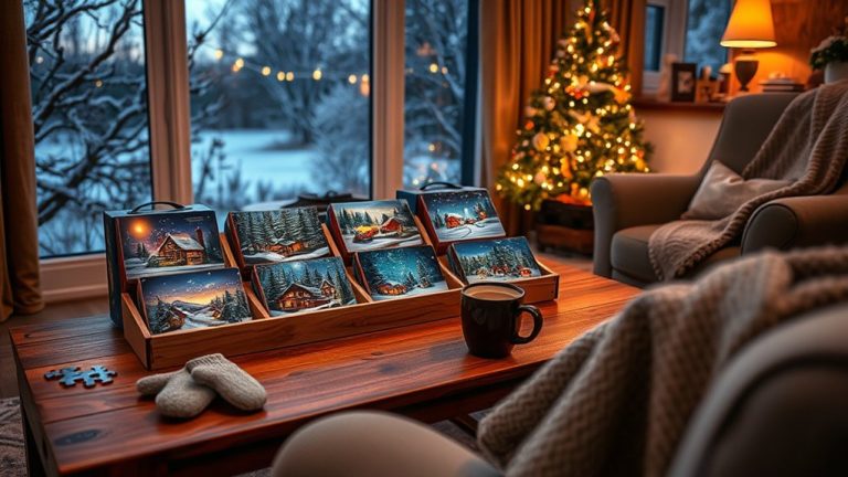 holiday themed jigsaw puzzles