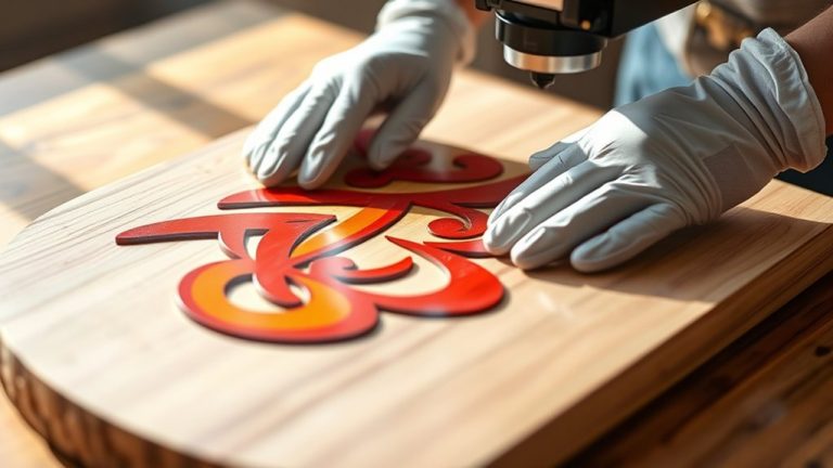 htv application on wood