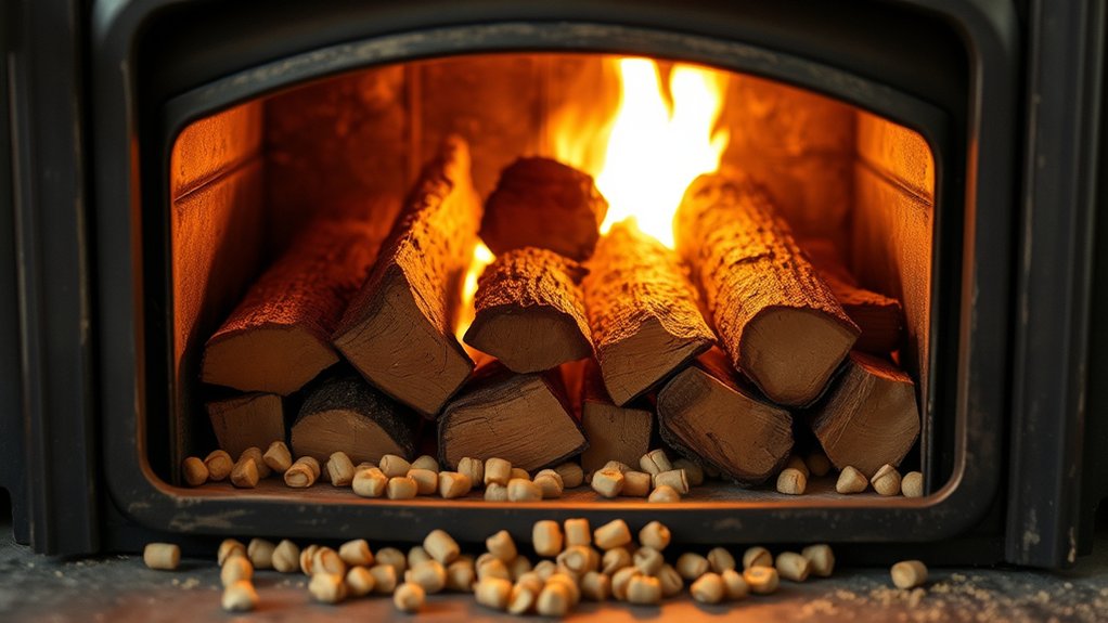 inefficient pellet combustion issues