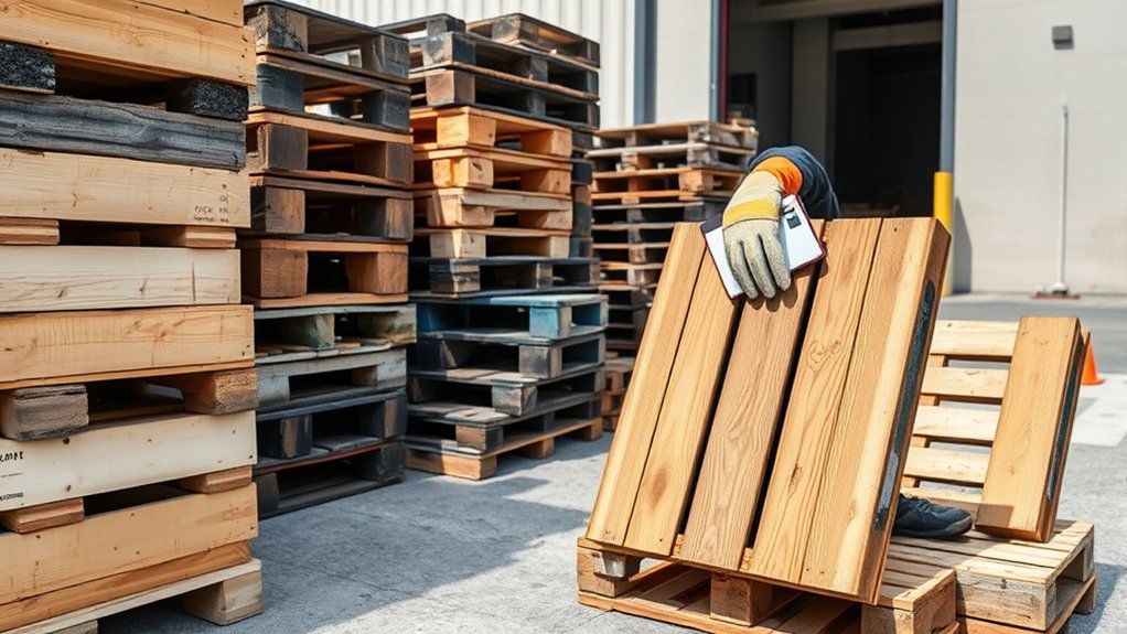 inspect pallets for safety