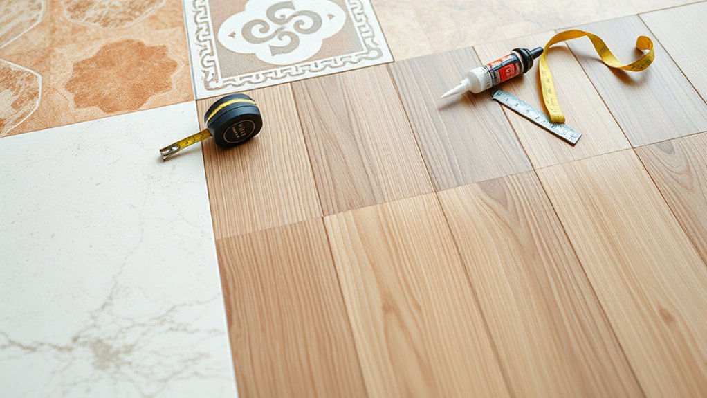 installing wood floors over tile