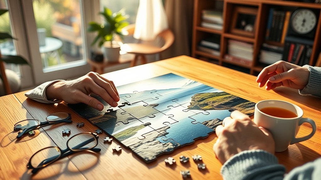 large high contrast durable puzzles