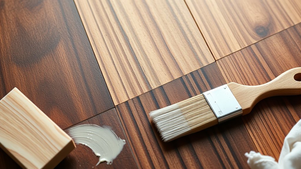 lighten dark wood safely