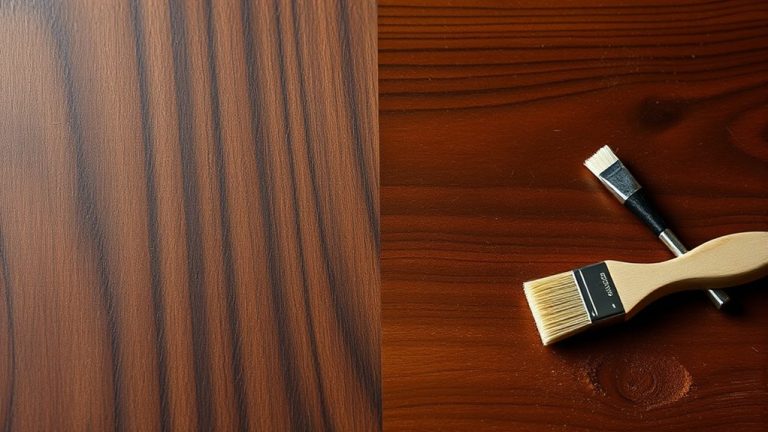 lightening dark wood stains