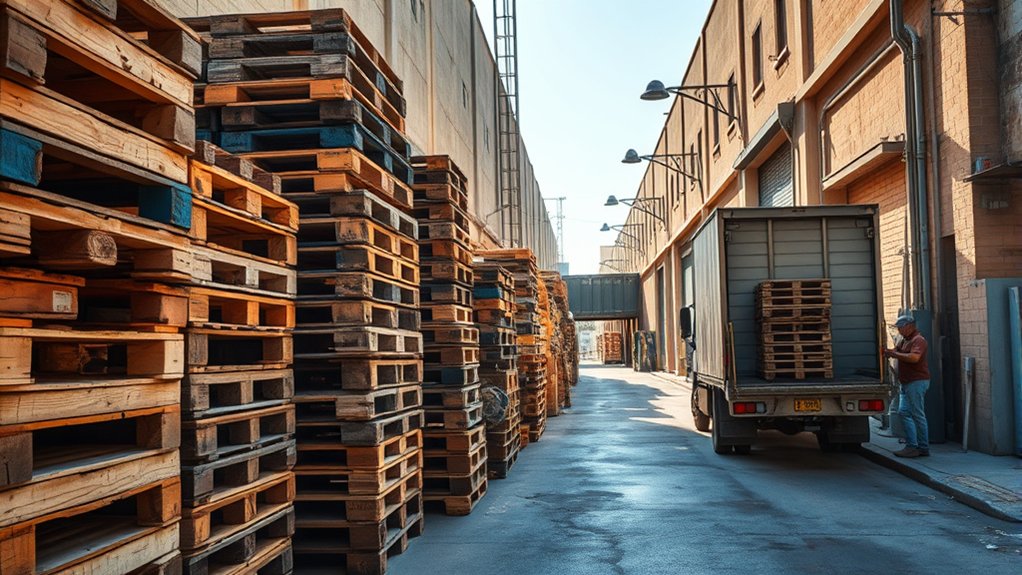 local businesses offer pallets